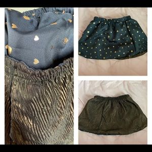 Reversible baby skirt